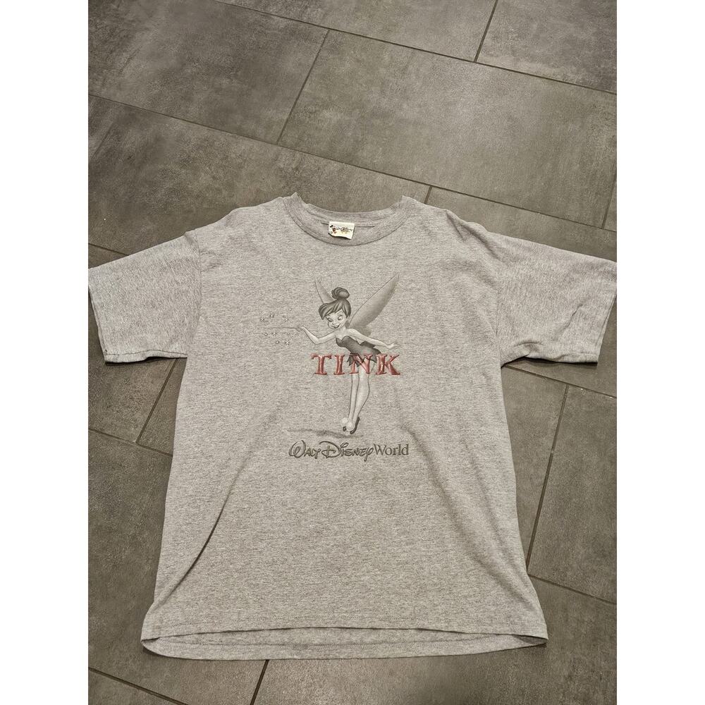 Tinker Bell - “Tink” - Walt Disney World - Gray Shirt - L Large
